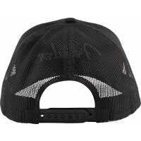 Lade das Bild in den Galerie-Viewer, Fender Silver Thread Logo Snapback Trucker Hat, Black - One Size Fits Most
