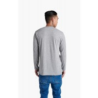 Lade das Bild in den Galerie-Viewer, Fender Spaghetti Logo Long Sleeve T-Shirt, Heather Gray - XL