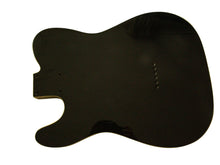 Lade das Bild in den Galerie-Viewer, Black double bound alder nitrocellulose Telecaster body (satin or gloss)