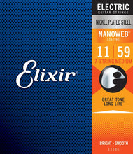 Load image into Gallery viewer, Elixir E12106 Nano Elec 7 Str Medium Set 11-59