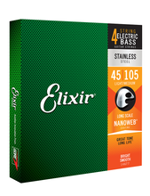 Lade das Bild in den Galerie-Viewer, Elixir E14677 Stainless Stl 45-105 Bass Set