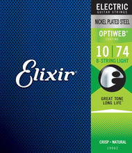Load image into Gallery viewer, Elixir E19062 Optiweb Elec 8 Str Light 10-74 Set