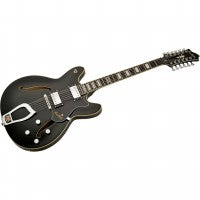 Lade das Bild in den Galerie-Viewer, Hagstrom Viking Deluxe 12 String - Black