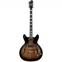 Lade das Bild in den Galerie-Viewer, Hagstrom Viking Deluxe Baritone - Cosmic Blackburst