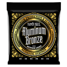 Lade das Bild in den Galerie-Viewer, Ernie Ball Aluminium Bronze Medium/Light Set 12-54