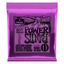 Lade das Bild in den Galerie-Viewer, Ernie Ball Power Slinky 11-48 (3 Set Pack)