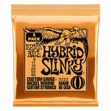Lade das Bild in den Galerie-Viewer, Ernie Ball Hybrid Slinky 9-46 (3 Set Pack)