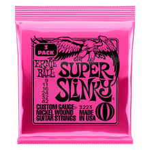 Lade das Bild in den Galerie-Viewer, Ernie Ball Super Slinky 9-42 (3 Set Pack)