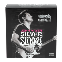 Lade das Bild in den Galerie-Viewer, Ernie Ball John Mayer Silver Slinky 10.5-47 6-Pack