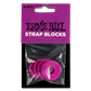 Lade das Bild in den Galerie-Viewer, Ernie Ball Strap Blocks 4 Pack Purple