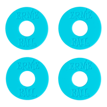 Lade das Bild in den Galerie-Viewer, Ernie Ball Strap Blocks 4 Pack Blue
