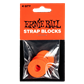 Lade das Bild in den Galerie-Viewer, Ernie Ball Strap Blocks 4 Pack Red