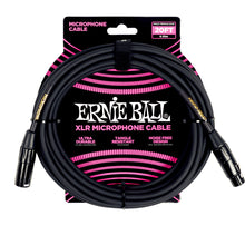 Lade das Bild in den Galerie-Viewer, Ernie Ball 20Ft XLR Microphone Cable Black