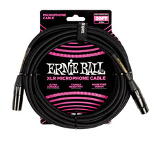 Lade das Bild in den Galerie-Viewer, Ernie Ball 20Ft Braided XLR Microphone Cable Black
