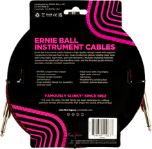Lade das Bild in den Galerie-Viewer, Ernie Ball 10Ft Braided Straight-Straight Red Black