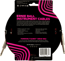 Lade das Bild in den Galerie-Viewer, Ernie Ball 25Ft Braided Straight-Straight Red Black