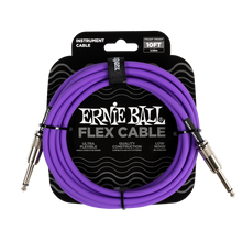 Load image into Gallery viewer, Ernie Ball Flex Instr Cable Straight/Straight 10Ft - Purple