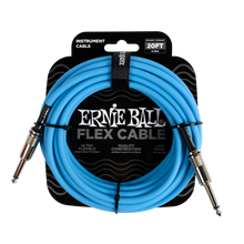 Load image into Gallery viewer, Ernie Ball Flex Instr Cable Straight/Straight 20Ft - Blue