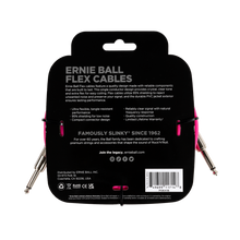 Load image into Gallery viewer, Ernie Ball Flex Instr Cable Straight/Straight 20Ft - Pink