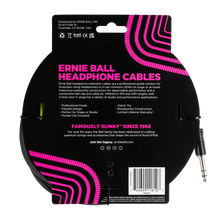 Load image into Gallery viewer, Ernie Ball Headphone Extension Cable 1/4 To 3.5mm 10Ft