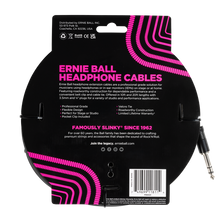 Load image into Gallery viewer, Ernie Ball Headphone Extension Cable 1/4 To 3.5mm 20Ft