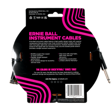 Load image into Gallery viewer, Ernie Ball 18' Braided Cable Straight/Angle - Pumpkin Pie