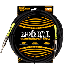 Load image into Gallery viewer, Ernie Ball 10' Classic Silent Cable Straight/Straight - Black