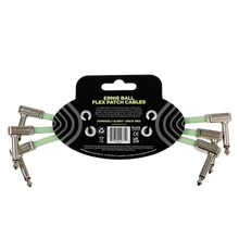 Load image into Gallery viewer, Ernie Ball 6" Flex Patch Cable - Glow In Dark - 3-Pack