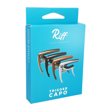 Load image into Gallery viewer, Riff Trigger Capo Electric / Acoustic - Silver