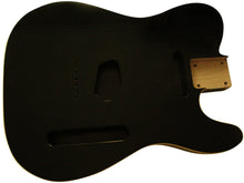 Lade das Bild in den Galerie-Viewer, Black double bound alder nitrocellulose Telecaster body (satin or gloss)