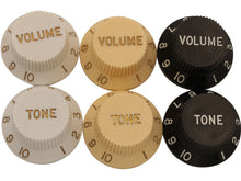 Lade das Bild in den Galerie-Viewer, Stratocaster control knobs (imperial size)