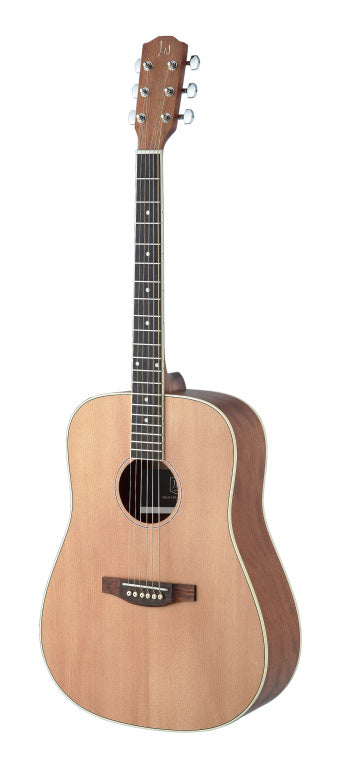 J.N Guitars Acoustic Guitar Dread Spruce Solid-Mahogany Left Handed