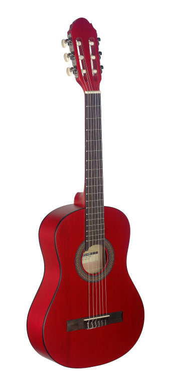 Stagg 1/2 Linden Classic Guitar/Red