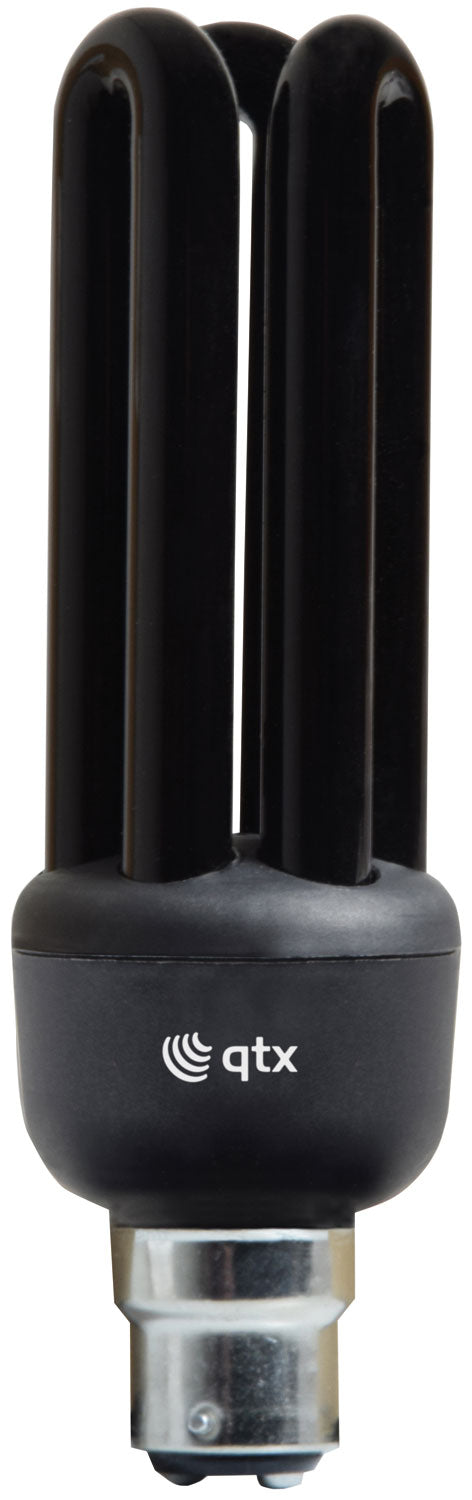 QTX Black Light UV Bulb Low Energy B22 20W