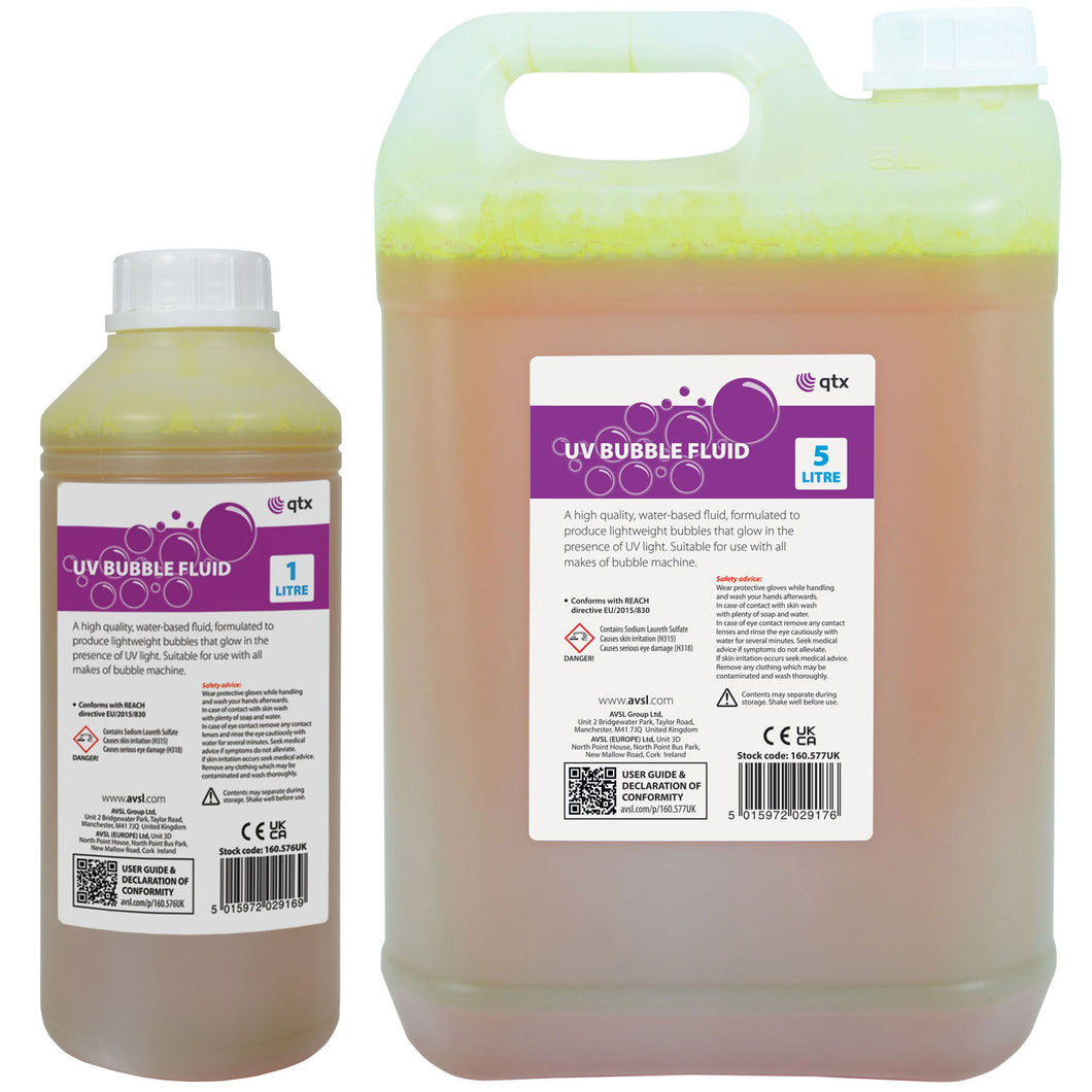 QTX UV Bubble Fluid, 1 litre