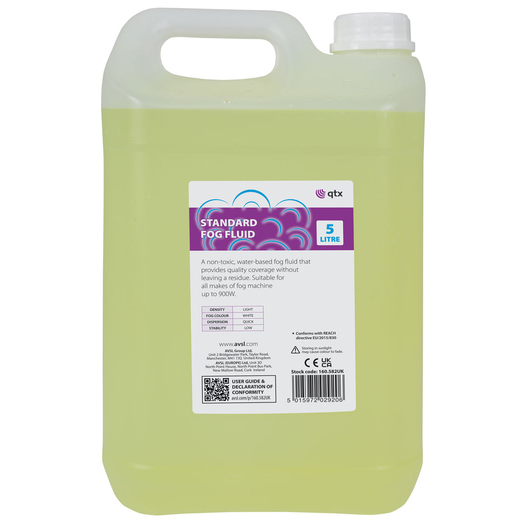 QTX Standard Fog Fluid Yellow 5L