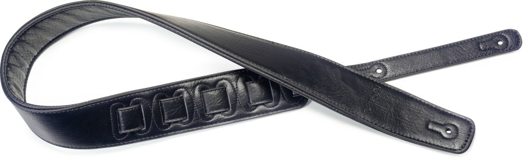 Stagg Pad/Leath Style Strap Large Black