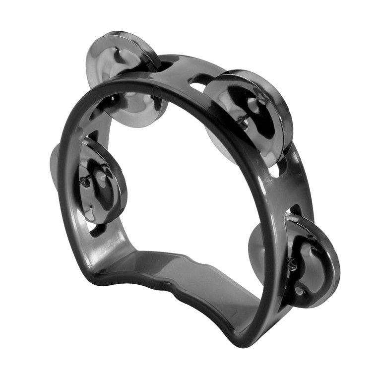 Stagg Cutaway Tambourine 4 Jingles Black