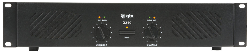 QTX Q240 power amplifier 2 x 120W