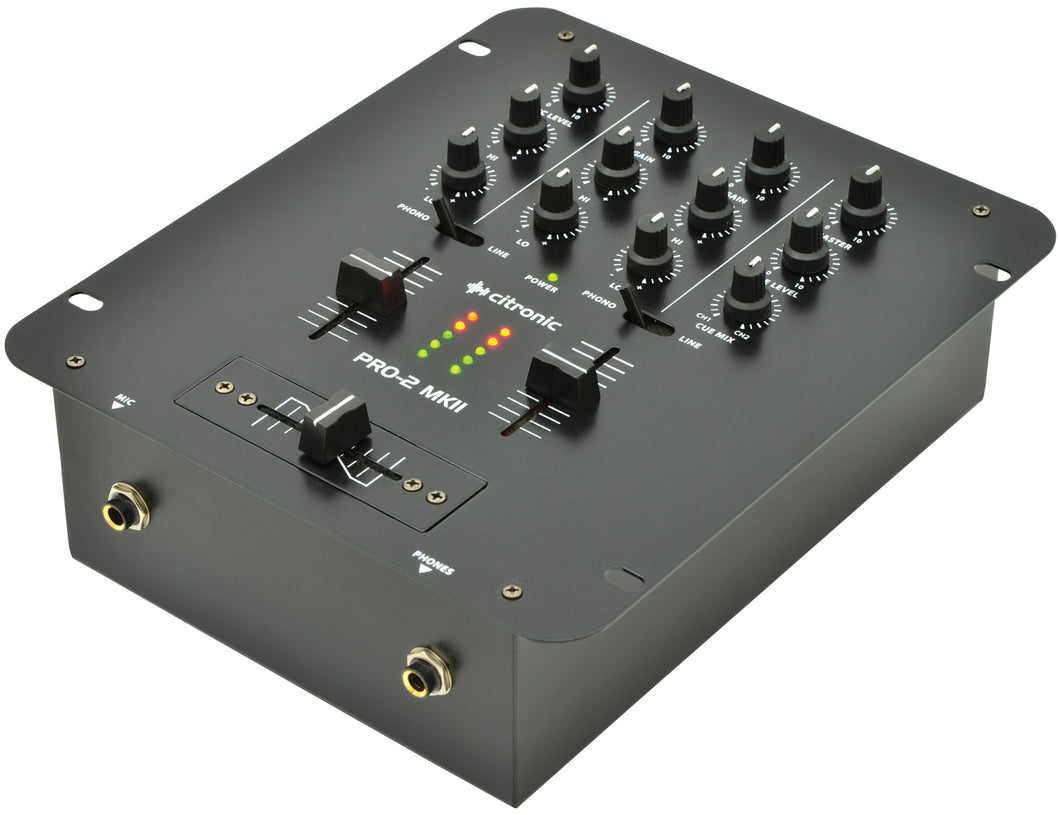 Citronic Pro-2 MKII DJ Mixer 2-Channel
