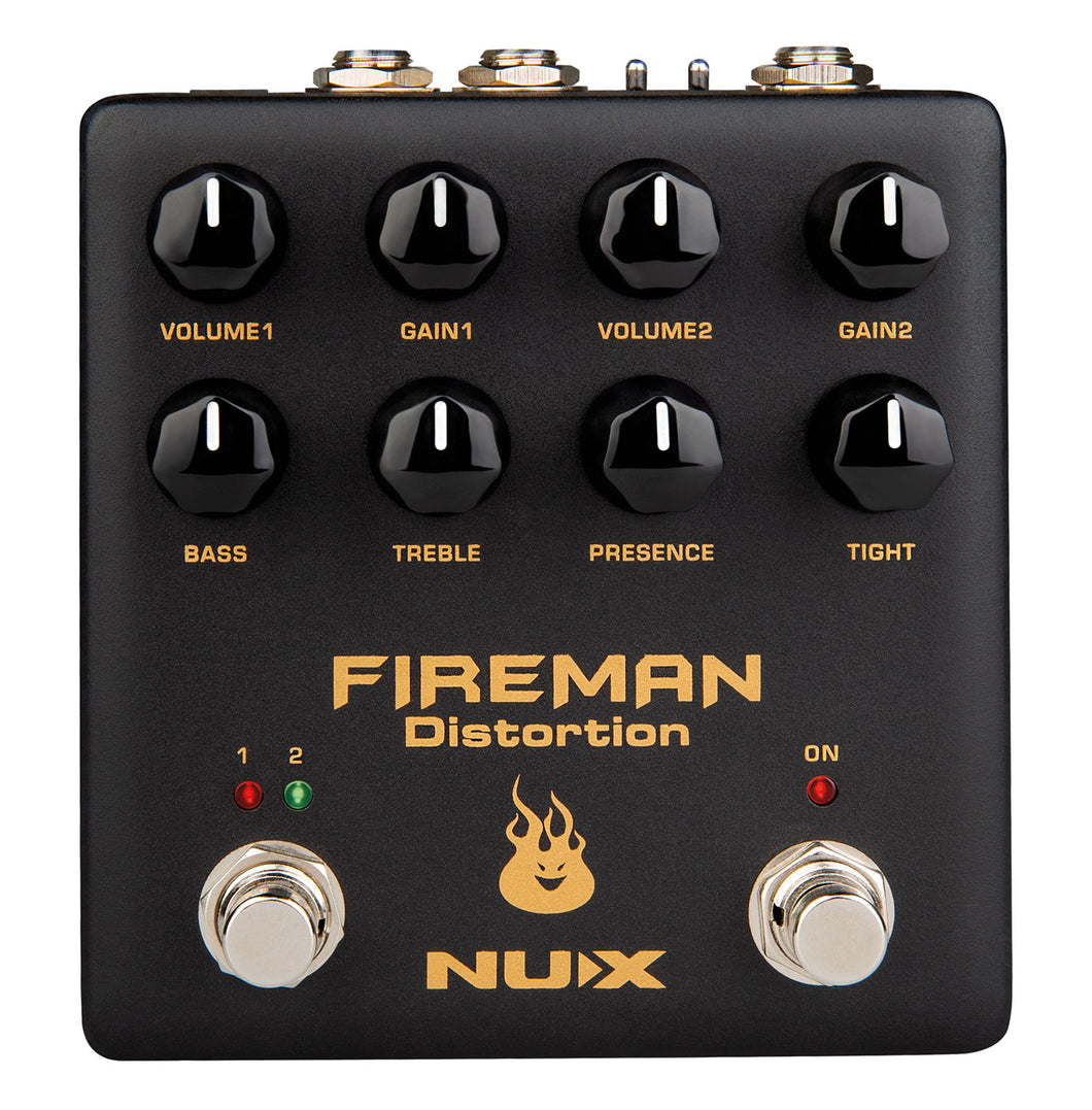 Nux Fireman Dual Distortion Pedal