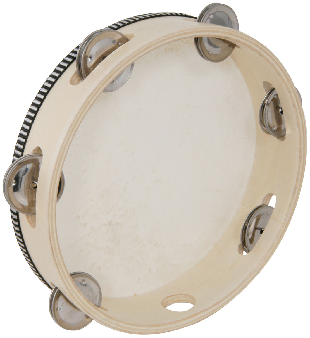 Chord Headed Tambourine 20cm (8