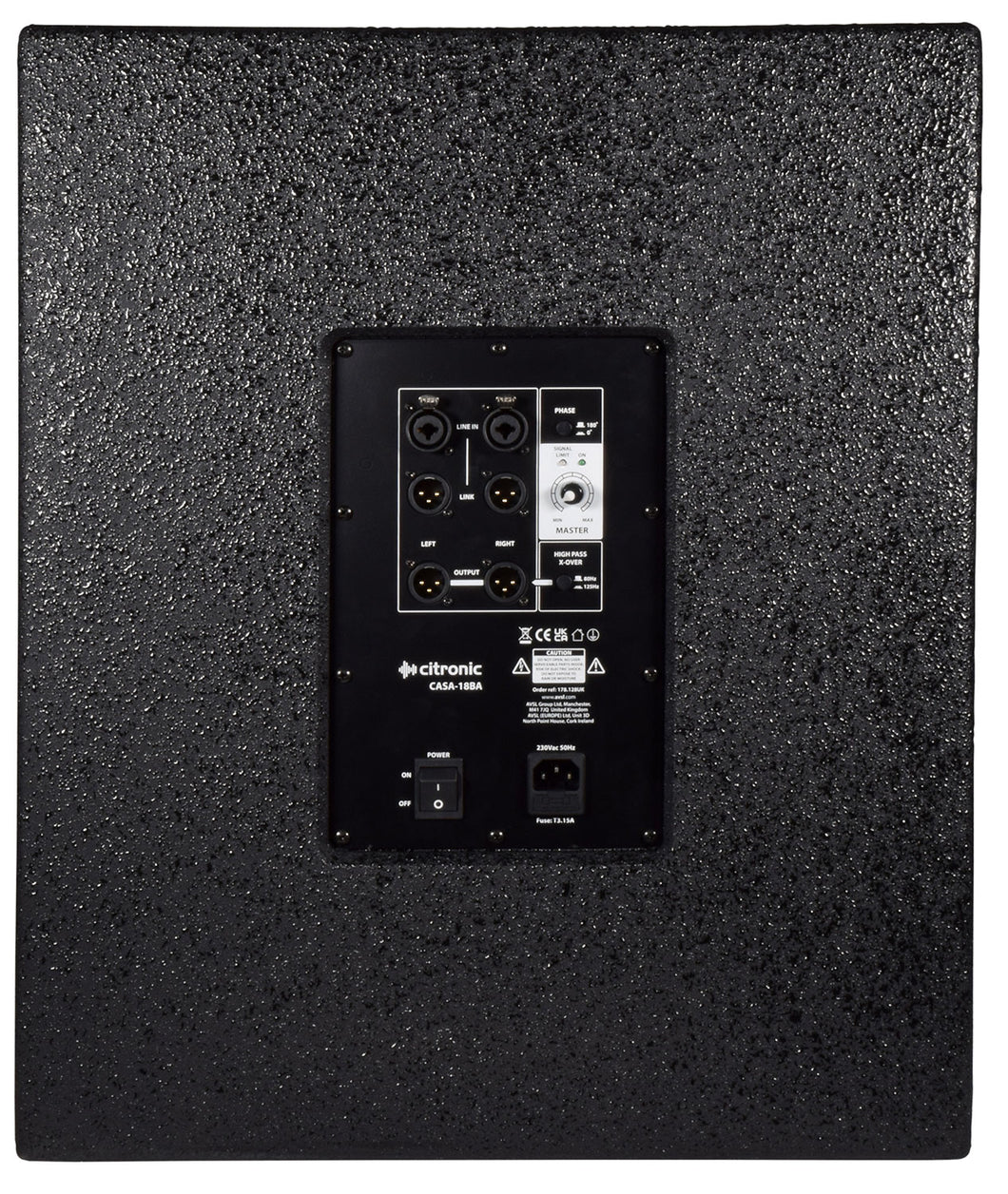 Citronic CASA-18BA Active Sub 600Wrms