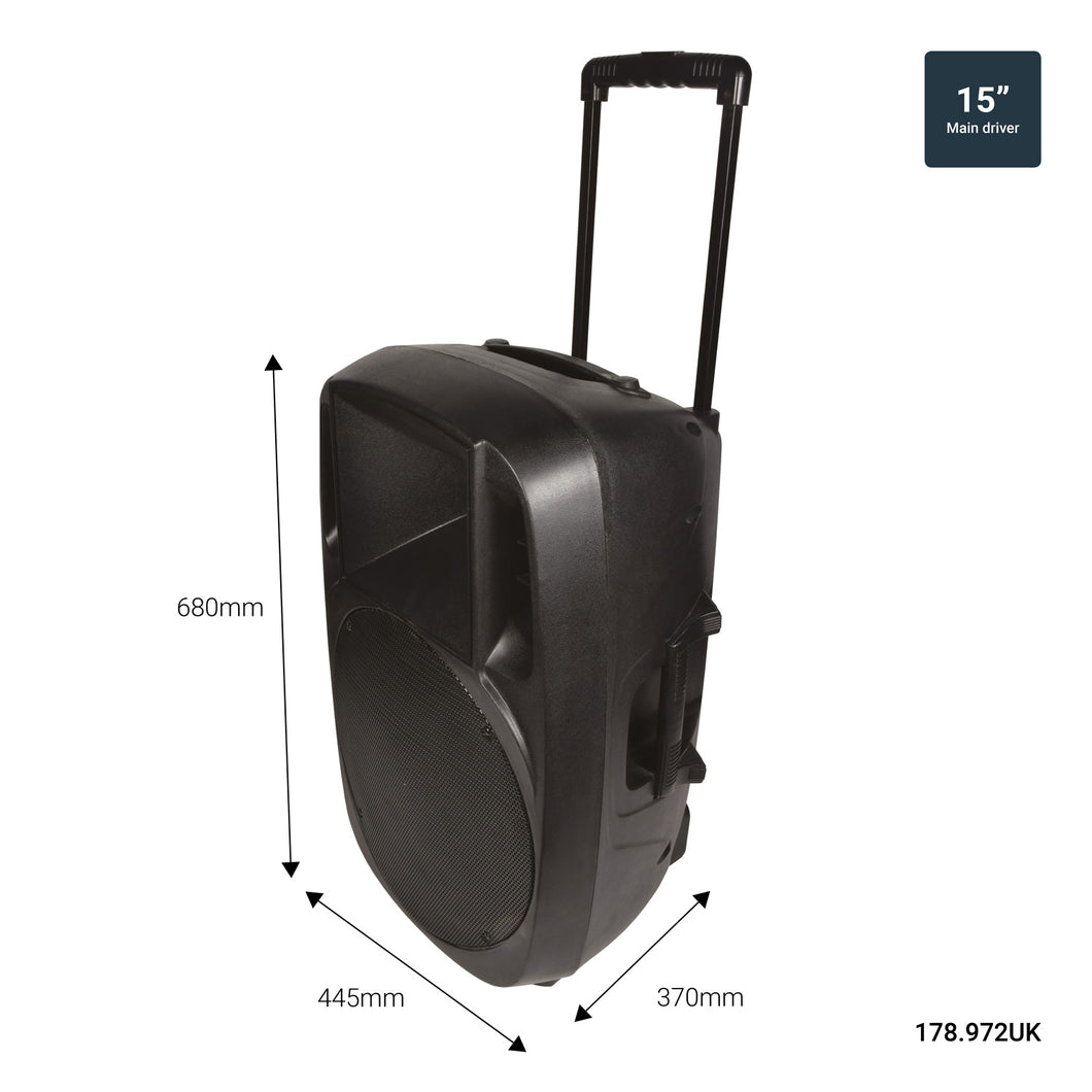 QTX XCAB-15 Moulded PA Cabinet 15