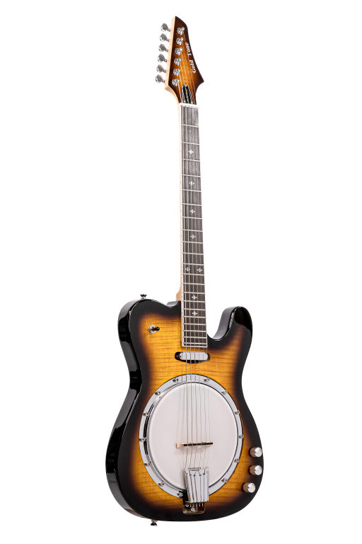 Gold Tone Electric Solid 6 String Banjitar+Case
