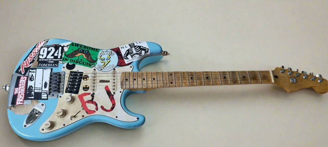 Billy Joe Armstrong Blue Strat Idolcaster build