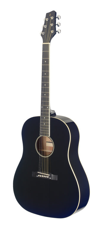 Stagg Acoustic Guitar Slope Shoulder Black Left Hand