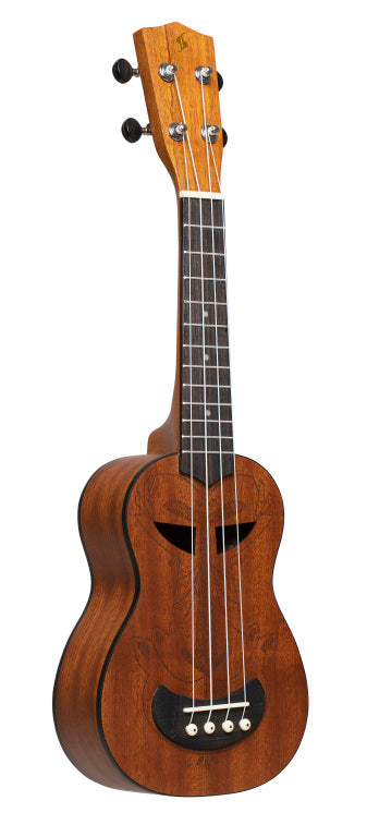 Stagg Soprano Ukulele Mahogany+Bag