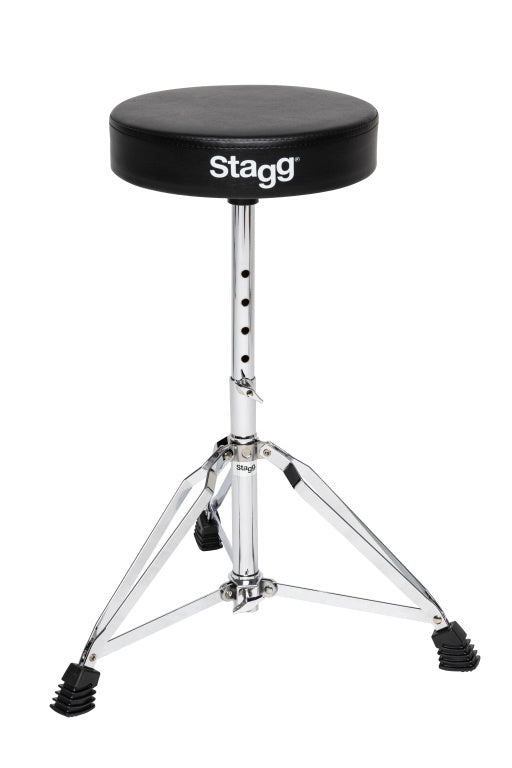 Stagg Drum Throne, Double-Braced, Chrome