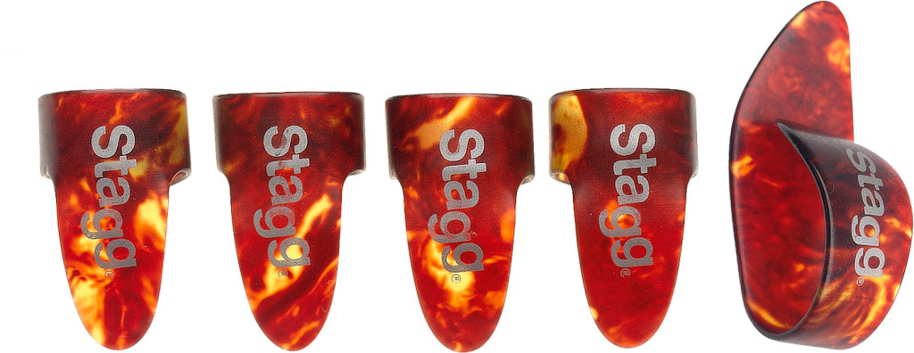 Stagg Fingers+Thumb Shell Pickset - Large